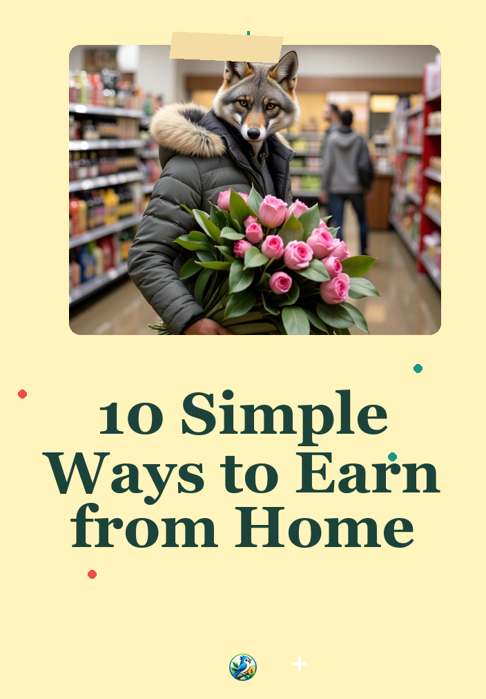 10 Easy Ways to Make Extra Money from Home