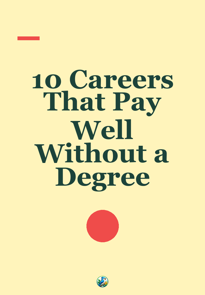 10 High-Demand Careers That Pay Well Without a Degree