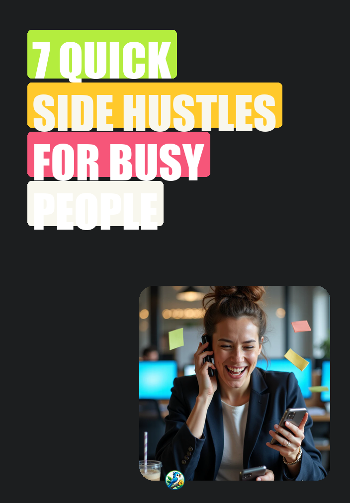 7 Side Hustles for Those with Limited Free Time